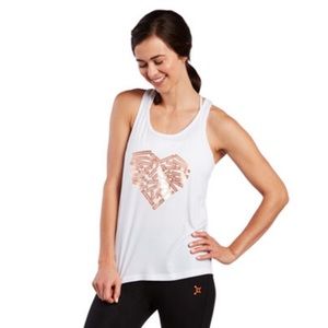 Orangetheory Metallic Heart Tank